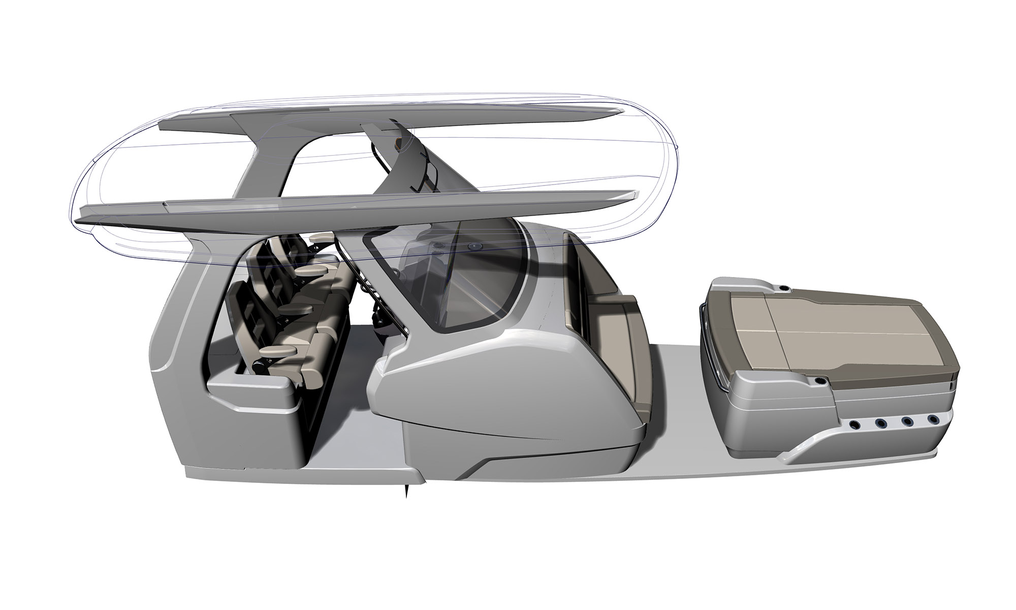 Carr Design |  Intrepid Powerboats 427 Nomad FE
